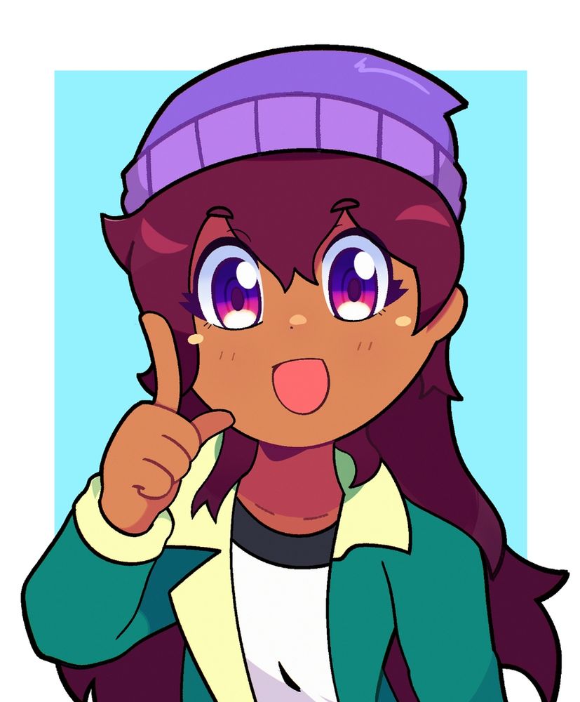 Portrait of my main oc Liv