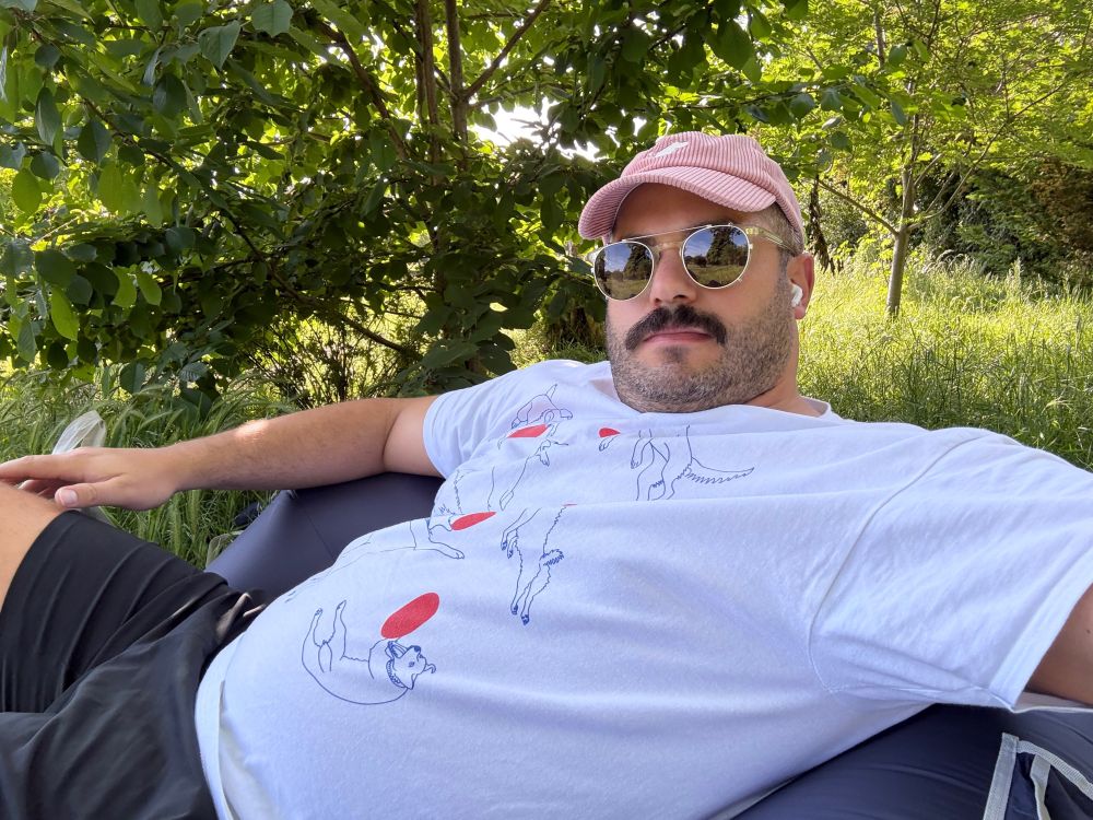 A guy chilling 