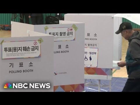 Liberal party opposition candidate projected to win South Korean presidential election