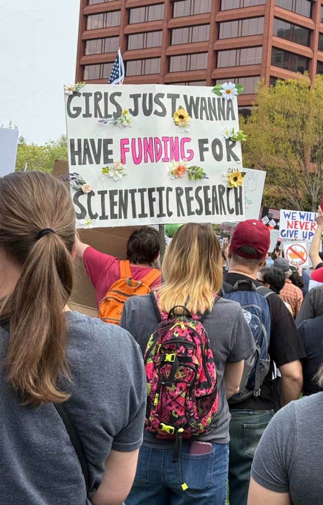 Girls just wanna have funding for scientific research