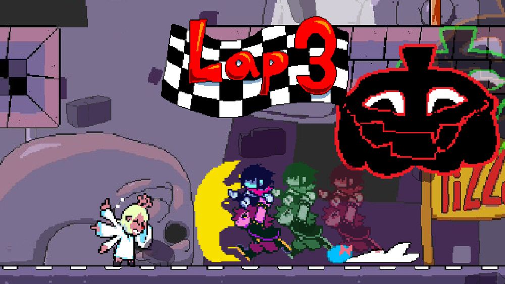 Parody of the thumbnail for "Pillar John's Revenge," a fanmade track for a Lap 3 mod of Pizza Tower, except every character is swapped out with DELTARUNE equivalents. Most notably, Pizzaface is swapped out with Jackenstein due to similar behavior shared by the two in their respective games.