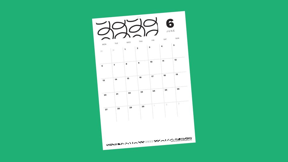 what the calendar looks like
