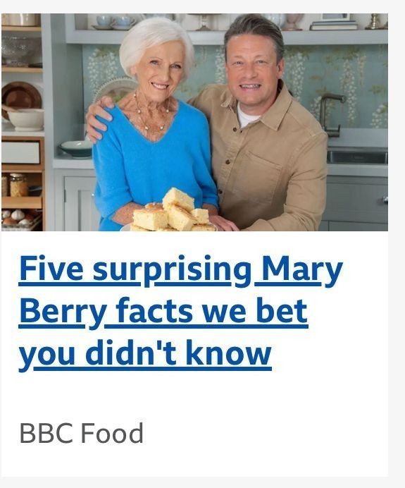 Mary Berry facts