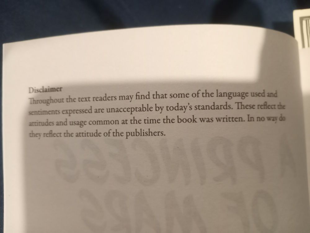 Disclaimer: throughout the text readers may find that some of the language used and sentiments expressed are unacceptable by today's standards. These reflect the attitudes and usage common at the time the book was written. In no way do they reflect the attitude of the publisher. 
