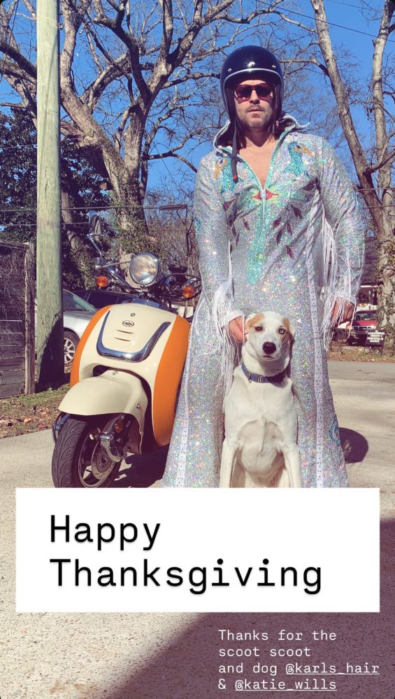 Happy Thanksgiving post from Dalton Castle (theplanetpeacock on IG)