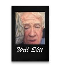 A picture of Leslie Jordan that says Well Shit