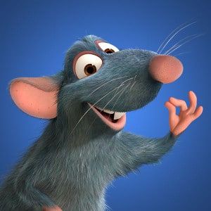 Remy, the cooking rat, in Pixar's 'Ratatouille'.