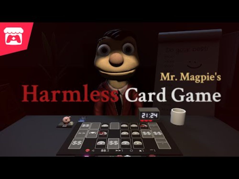 Mr. Magpie's Harmless Card Game - Push your luck in this roguelike deckbuilder!