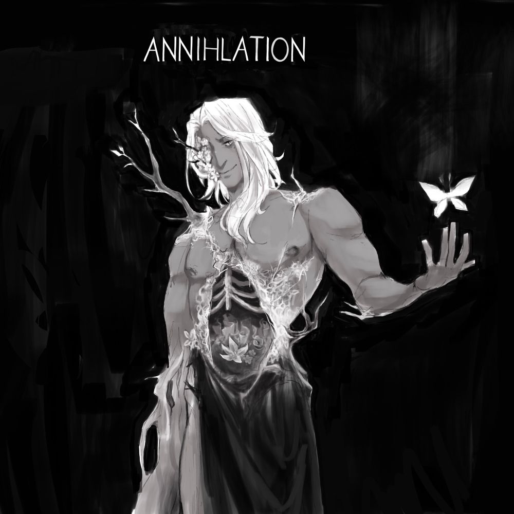The same image, but annihilation is written towards the top of the image in all caps