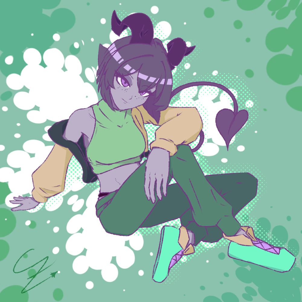 Full Body Art of @Xenosbreed's OC: Lily