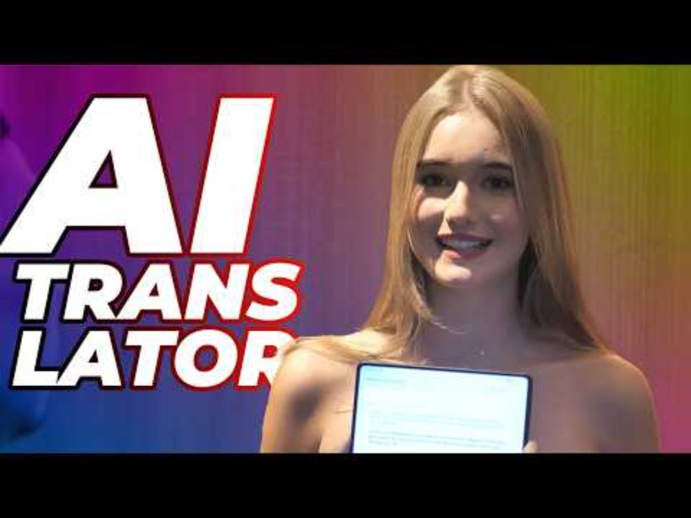 This is the future of travel - HONOR Magic V3 AI Face-to-face Translation demo