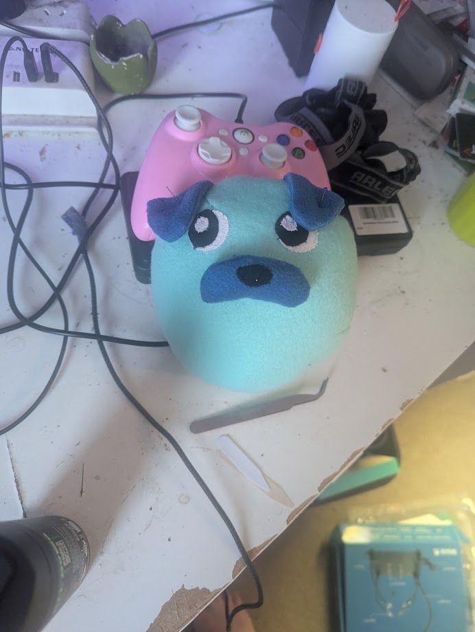 Plushie dog I made. 