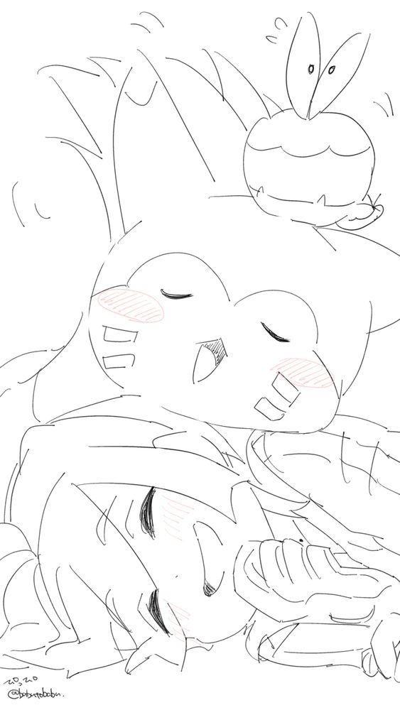 手持ちポケと鏡餅