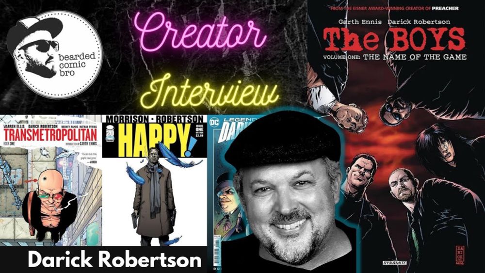 Interview with Darick Robertson (co creator of The Boys, Transmetropolitan, & Happy)