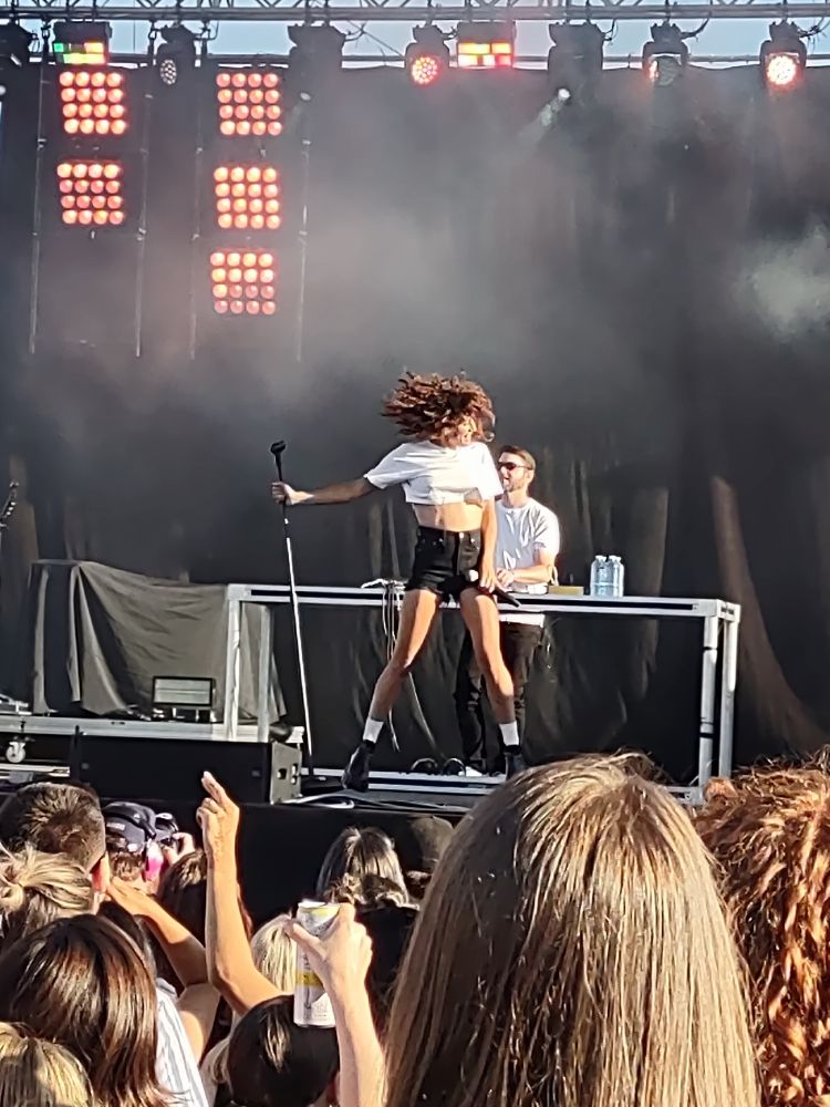 Dragonette stole the show at Phillips Backyard Weekender on August 9, 2025.