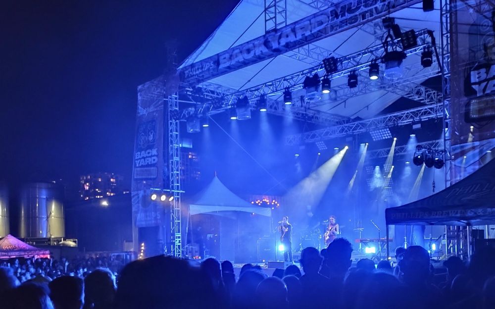 Phantogram performing in Victoria, BC on August 9, 2025.