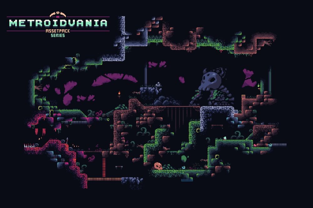 Metroidvania | Tileset & Characters | 2D | Unity Asset Store