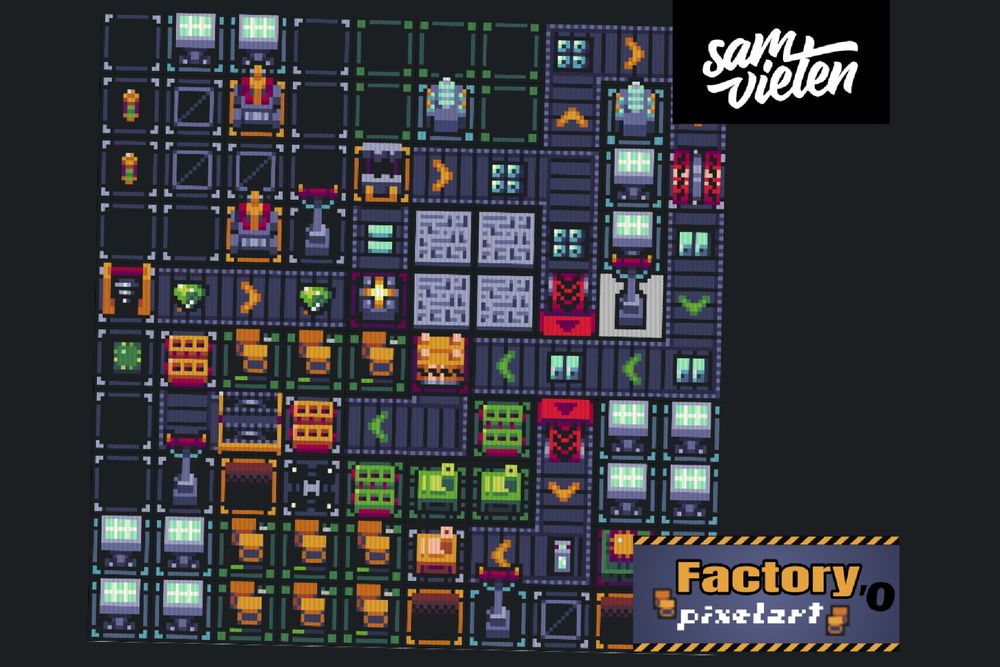 Factory O' Pixelart Assetpack | 2D Environments | Unity Asset Store