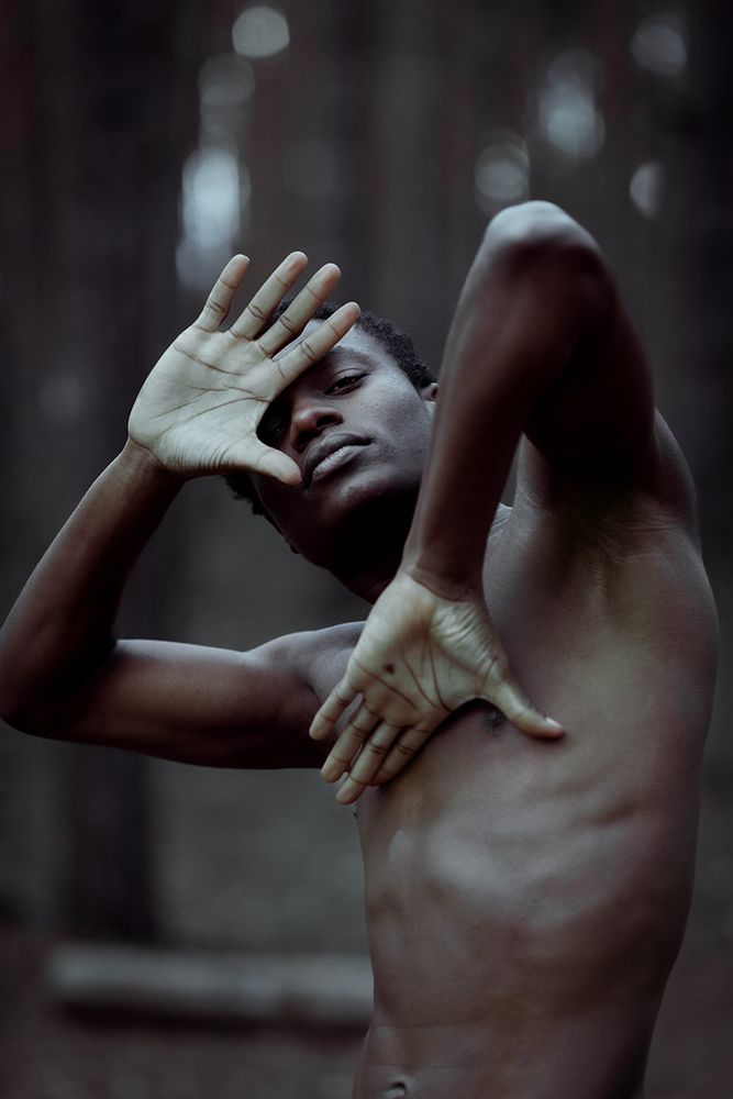 Portrait of a black man