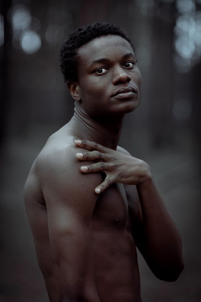 Portrait of a black man