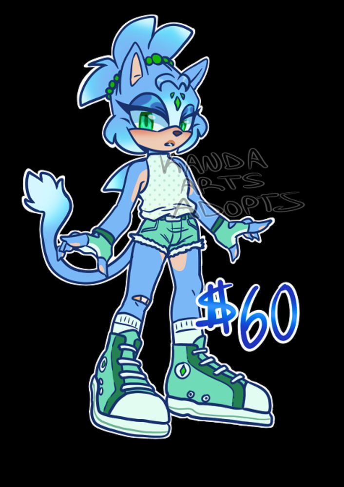 Adoptable: Sonic/Blaze Fankid - Kanda Arts's Ko-fi Shop