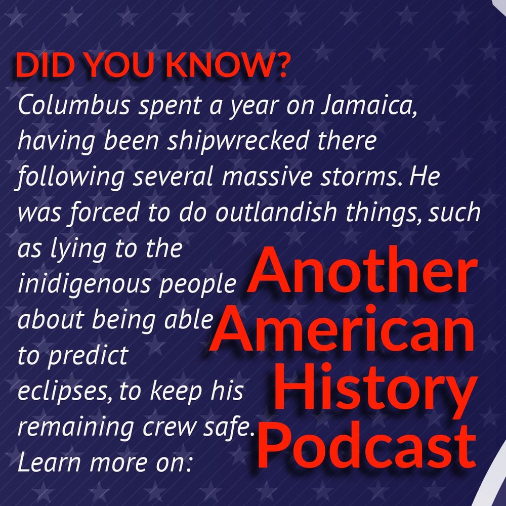 A DYK about Columbus’ time stranded on Jamaica and his lies to the natives to stay alive