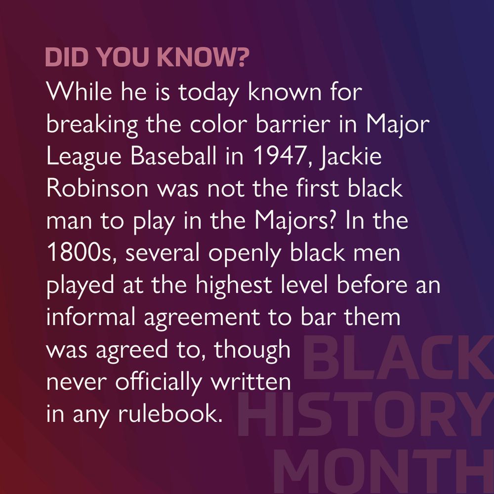 A DYK post about how Jackie Robinson was not the first black man to play in American Major League Baseball 