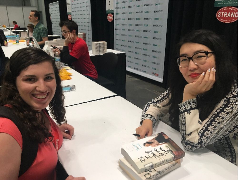 A photo of me and Jenny Han, author of “The Summer I Turned Pretty” series, among other great books in June 2018 at BookCon in New York. 