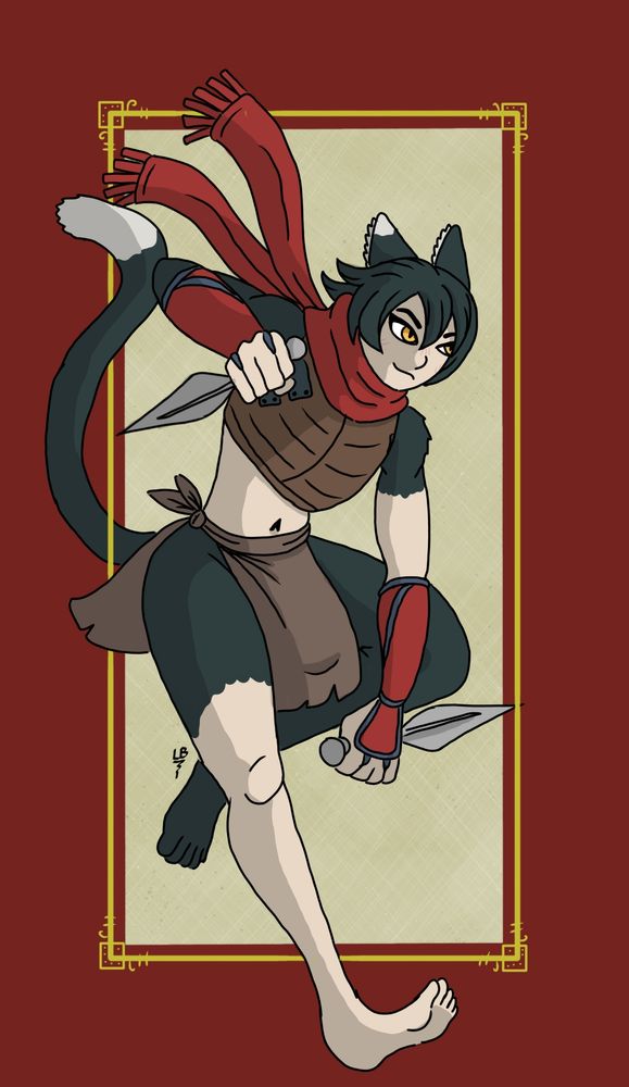 Cat girl from Delicious in Dungeon manga