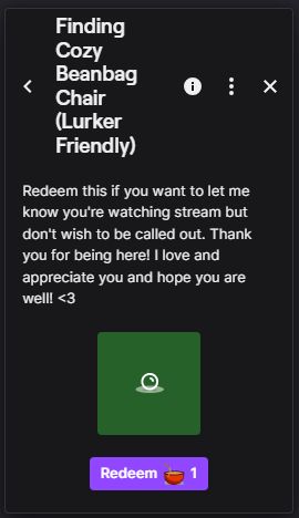 New Lurk Redeem.