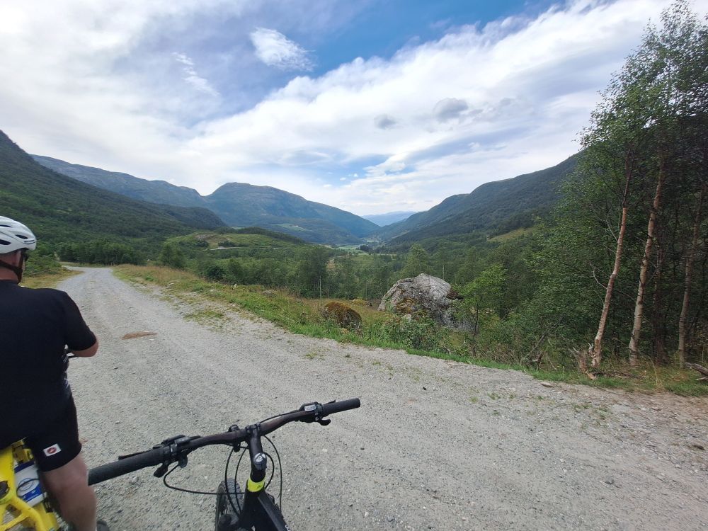 a gravel road