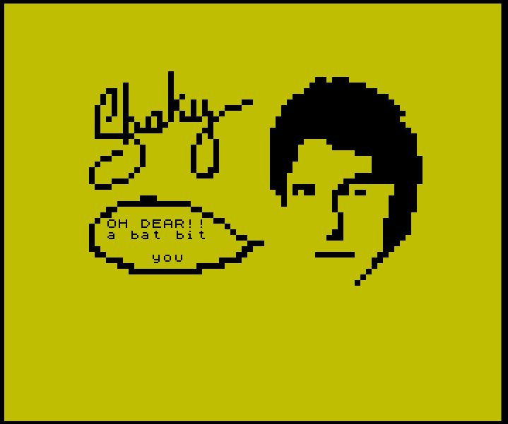 Oh dear!! a bat bit you