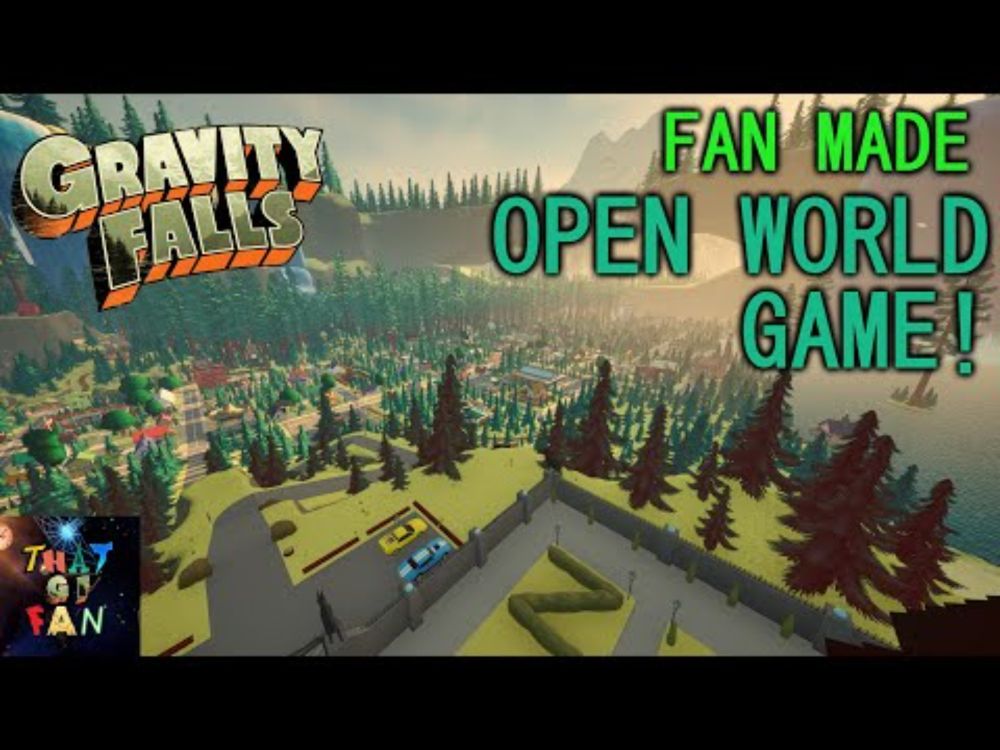 Gravity Falls' (Fan Made) OPEN WORLD Video Game
