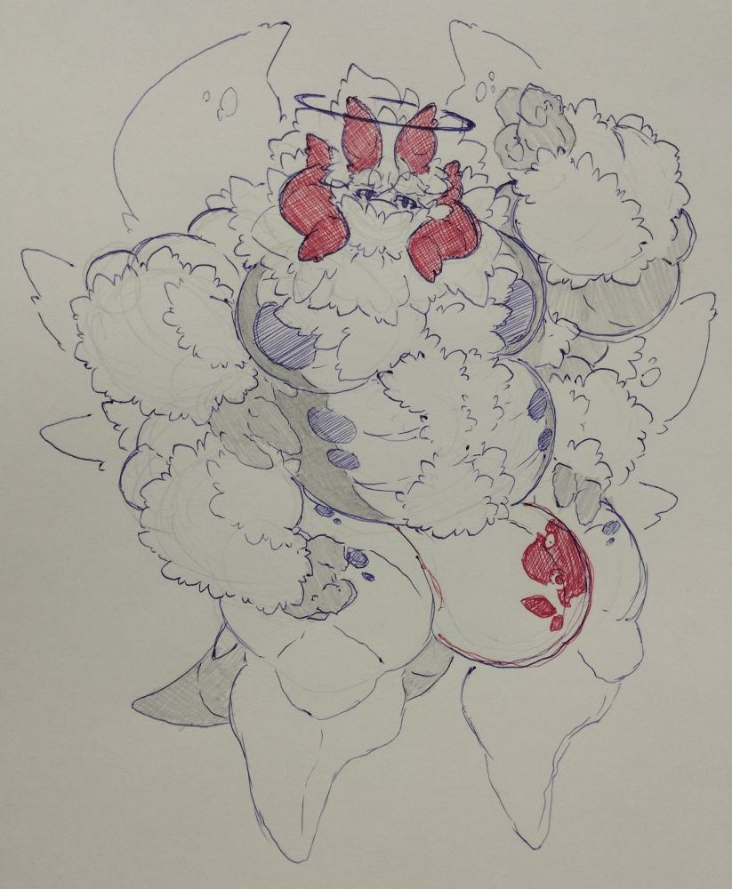 Some colour on the picture. Also done, by @artomusan.bsky.social. ^ w ^)/b