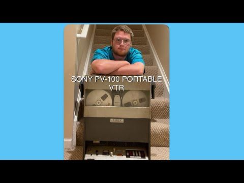 1963 Sony PV-100 VTR Restoration Series Introduction