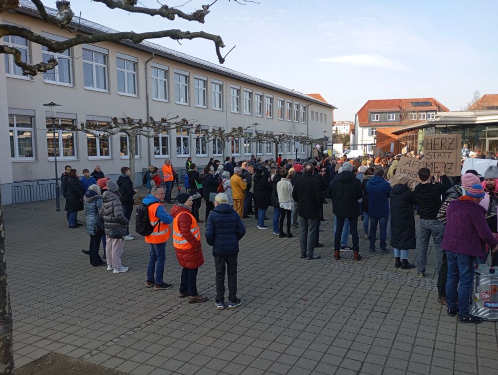 Demo gegen Rechts heute in Eppelheim.