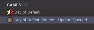 update queued for Day of Defeat: Source
