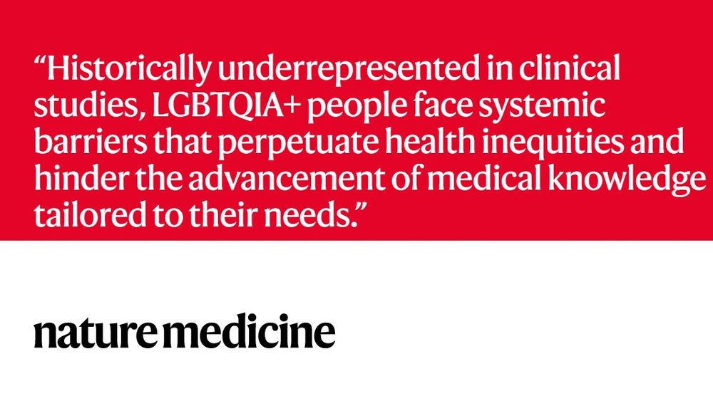 Historically underrepresented in clinical studies, LGBTQIA+ people face systemic barriers that perpetuate health inequities and hinder the advancement of medical knowledge tailored to their needs. 