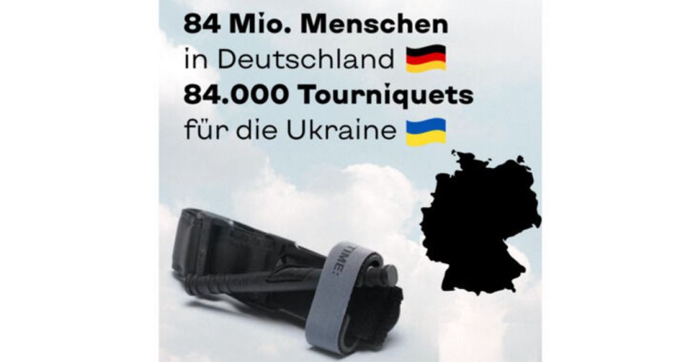 #TQ4UA 🇺🇦🇩🇪 84k Tourniquets für die Ukraine! von Jessica Berlin: Unterstütze die Spendenaktion