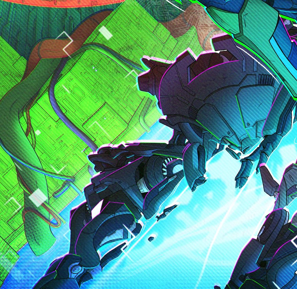 Another close-up of some of the Vex at Relay's feet, this time of the ones sinking into the radiolaria behind him.