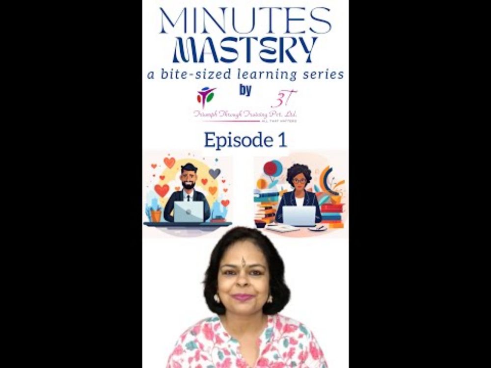 Minutes Mastery a bite sized learning series | Vol 1 Ep 1 Team Roles  | Dr. Veena K. Arora 3T