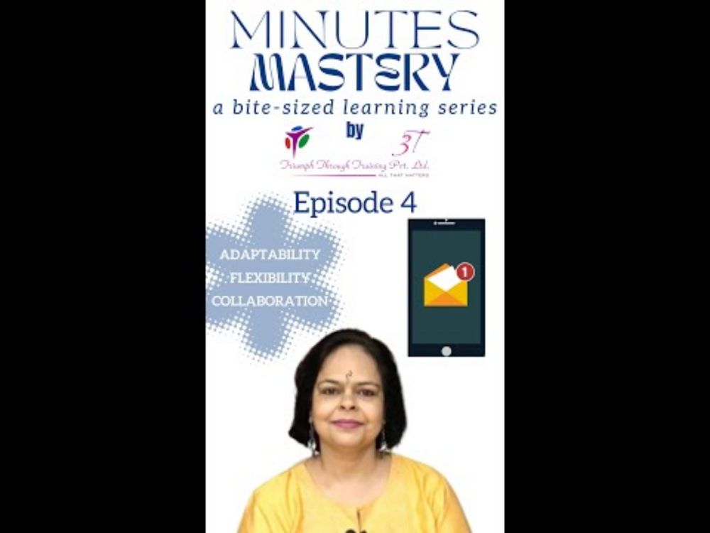 Minutes Mastery a bite-sized learning series | Vol 1 Ep 4 Agile Management | Dr. Veena K. Arora 3T