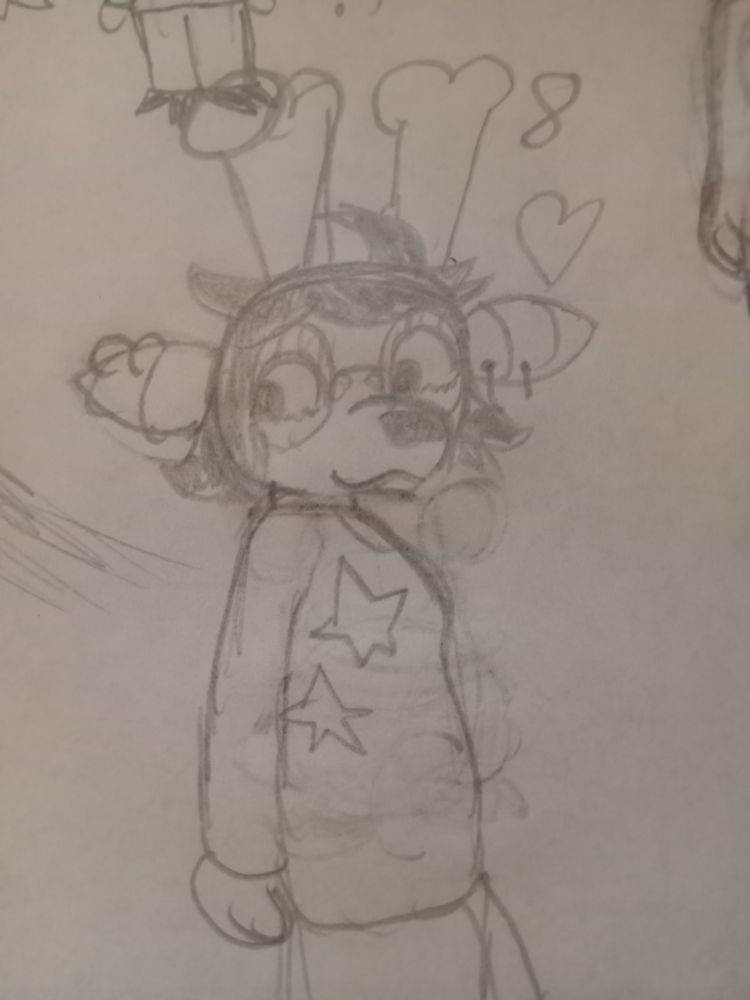 Drawing number 8, by far my 2nd favorite piece I did of her, she's adorable in this one.