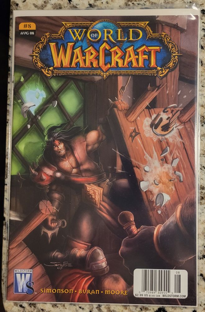 World of Warcraft #8 comic book cover