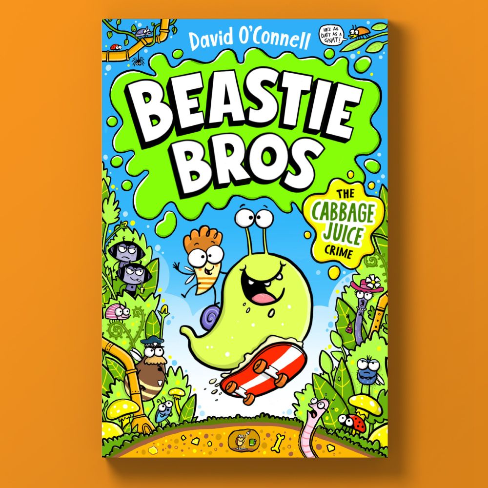 Beastie Bros cover with a Dribble the snail and Dash the firefly on the cover.
