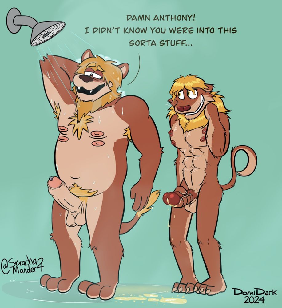 Maxim finds this hot and gets hard while Anthony blushes