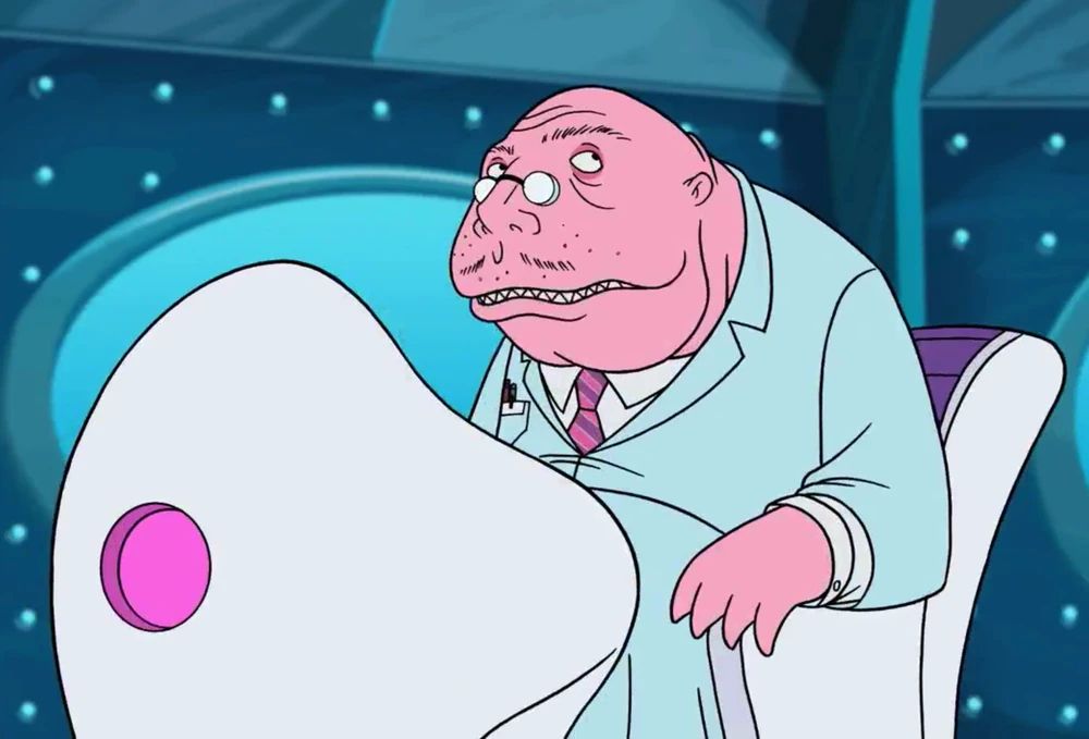 The world-renowned super-scientist Dr. Dugong, struck down in his prime in a tragic arching incident.