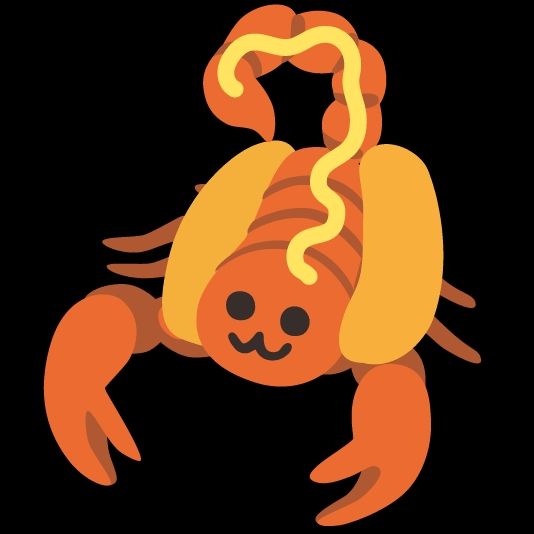 scorpion hot dog