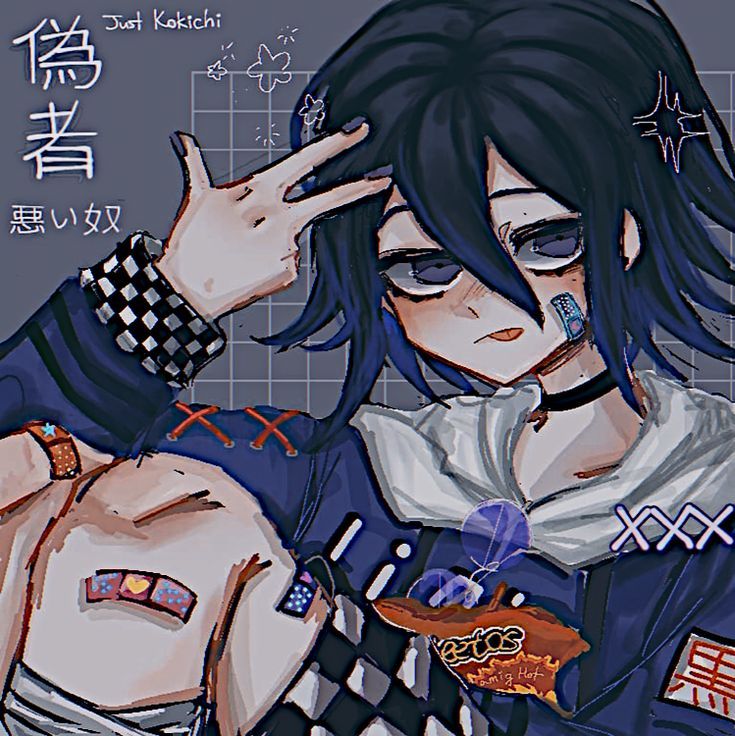 Kokichi Oma character fanart 