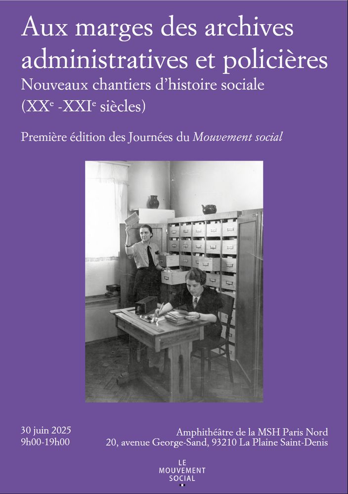 programme de la journée d'étude du mouvement social